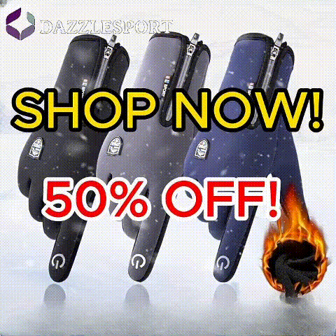 floiea™ Outdoor Heated Gloves Windproof and Waterproof with Plus Velvet