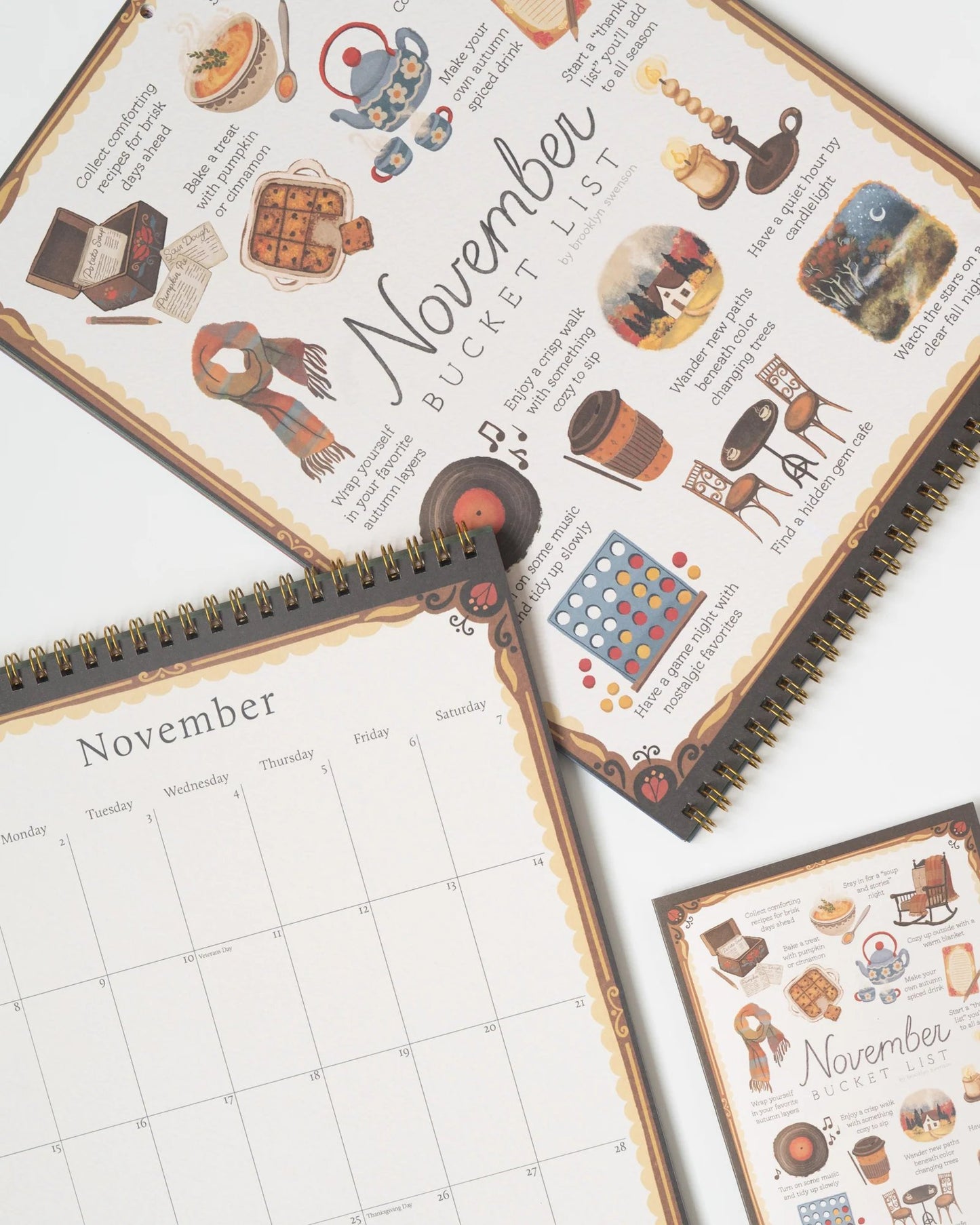 🌸 2026 Bucket List Wall Calendar - Celebration of Life’s Seasons📅