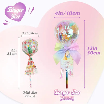 💥Last Day 49% OFF💥24 Pack Valentines Day Gifts-Giant Lolly with Gift Cards🎁❤️