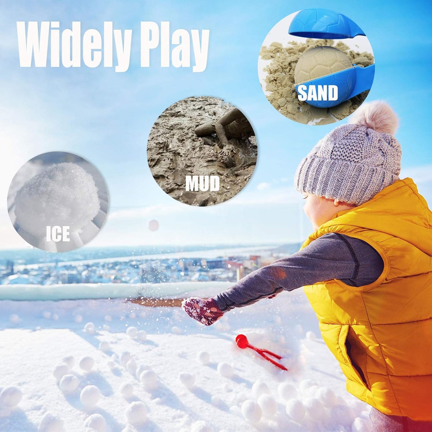 ❄️Quick-Clip Snowball Maker (Year-Round Winter/Sand Toy)