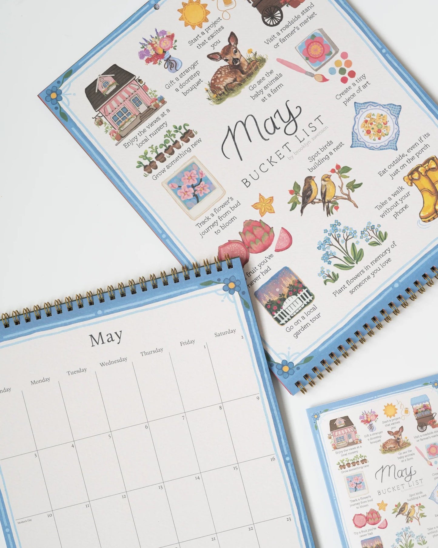 🌸 2026 Bucket List Wall Calendar - Celebration of Life’s Seasons📅