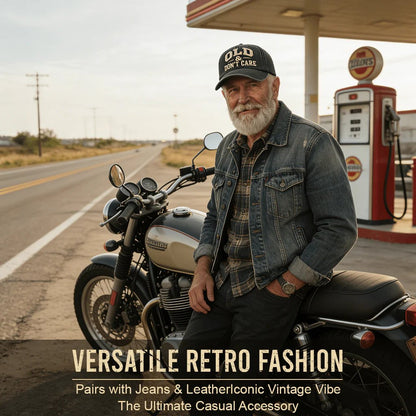 🧢2026 New Year Hot Sale 49% OFF 🔥Vintage DistressedOLD & DON'T CARECap