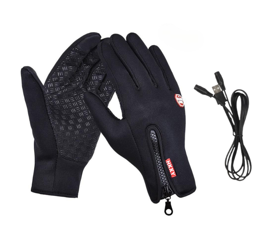 floiea™ Outdoor Heated Gloves Windproof and Waterproof with Plus Velvet