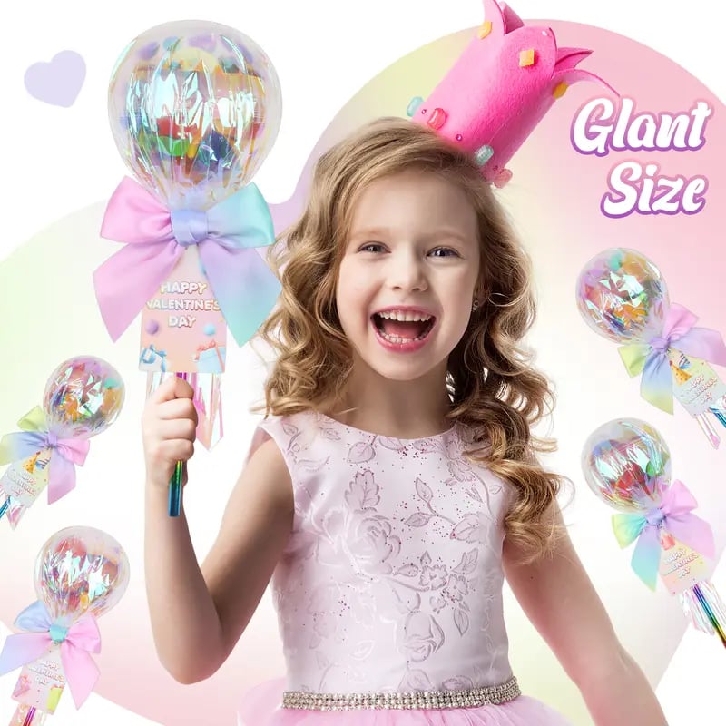 💥Last Day 49% OFF💥24 Pack Valentines Day Gifts-Giant Lolly with Gift Cards🎁❤️
