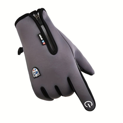 floiea™ Outdoor Heated Gloves Windproof and Waterproof with Plus Velvet