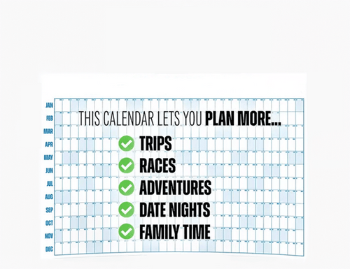 📅2026 Wall Calendar - Flexible Dry-Erase Material ✍️Design Your Amazing Year!🏃